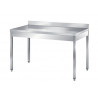 Stainless Steel Table With Backsplash – 1200x700x900 mm