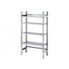 4 Tier Perforated Shelving Units – 900x500x1800 mm