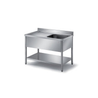 Single Bowl Sink Tables in UAE | Ferinox